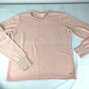 Dobber since 1974 light soft pink blush knot sweater women’s size Medium cozy